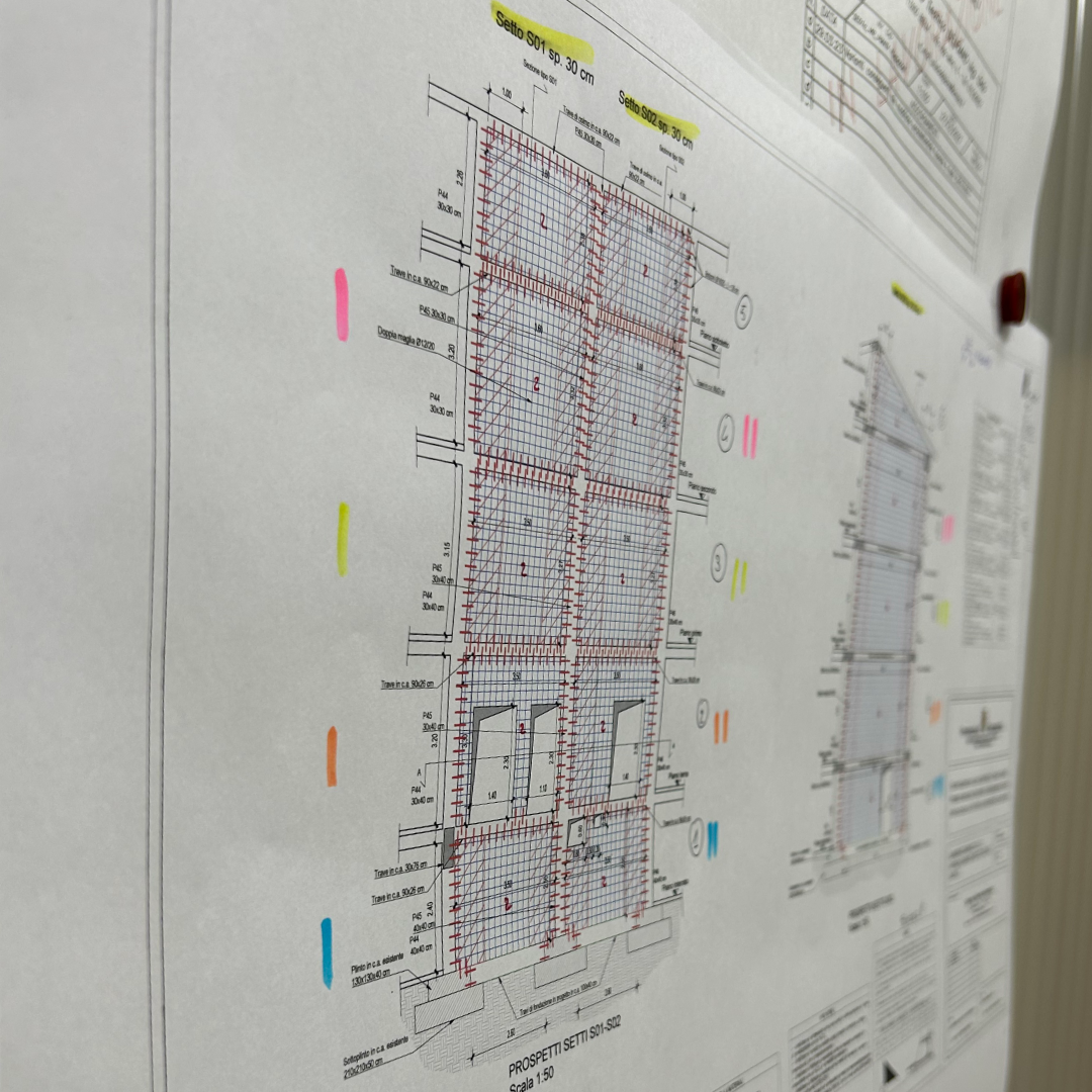 disegno tecnico Sistema Posa Veloce per ferro