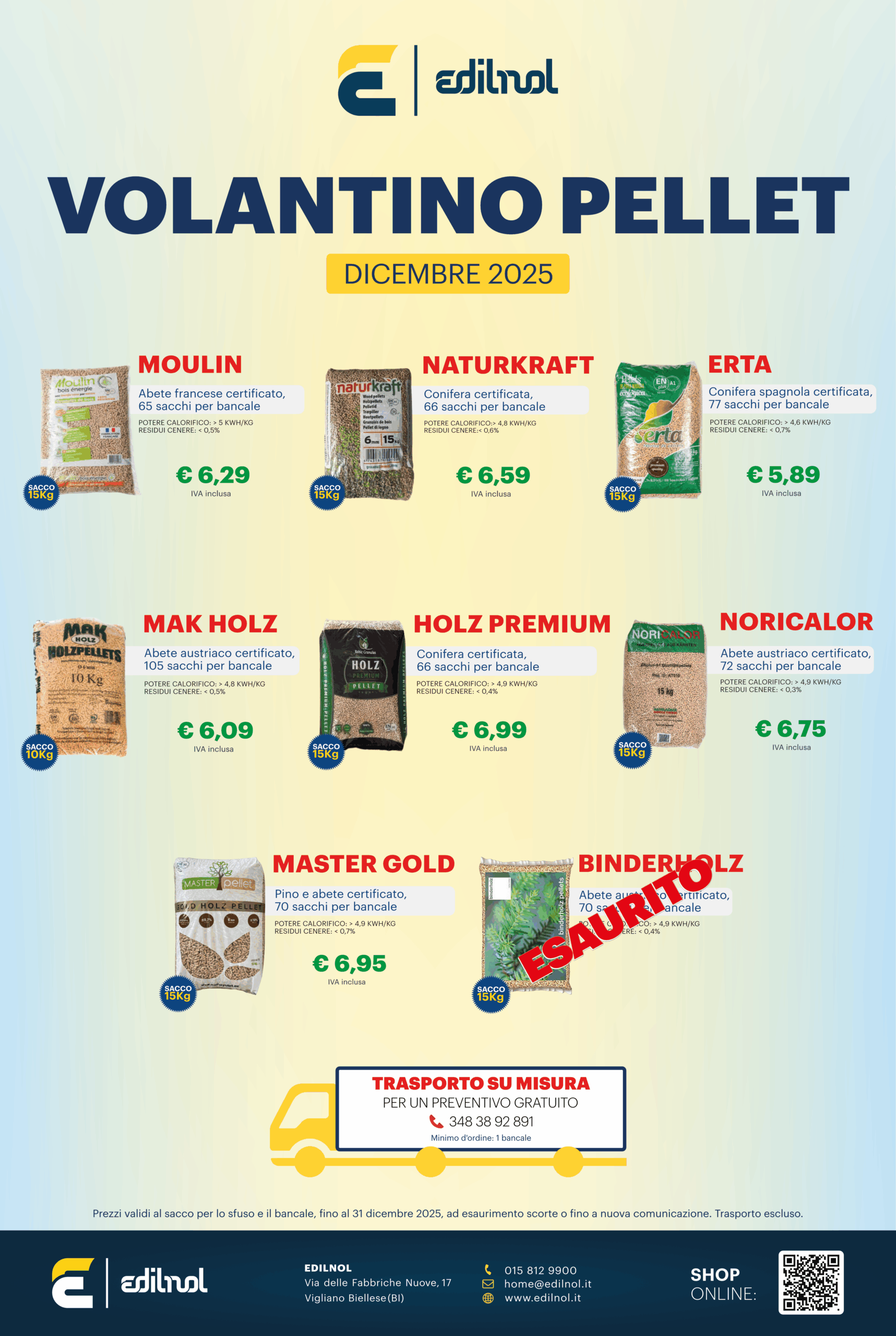 volantino pellet dicembre